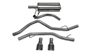 Dodge Ram 1500 Performance Exhaust - Dual Rear Exit - CORSA Performance - Cat Back - Polished - `09-`16